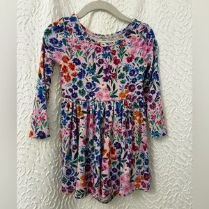 Little Sleepies Multicolor Floral Kids Dress NWOT 18-24